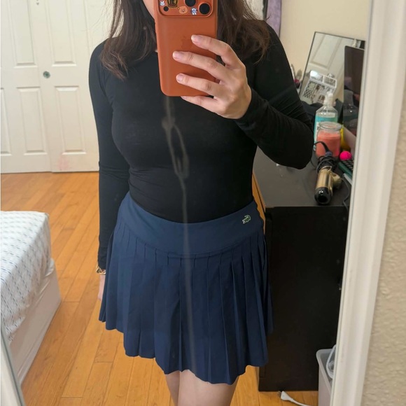 Lacoste Navy Skirt - Picture 4 of 9